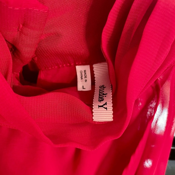 Studio Y Layered chiffon halter blouse - Picture 4 of 4